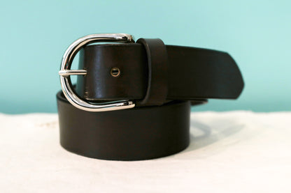 Silver Buckle / Wide Brown