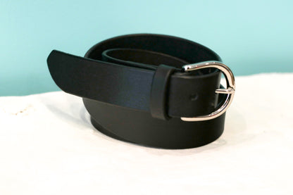 Silver Buckle / Regular Black