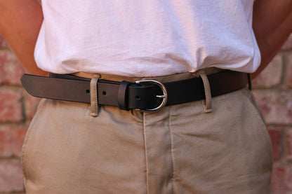 Silver Buckle / Regular Black