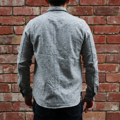 BM Work Shirt / Grey Marle Flannel
