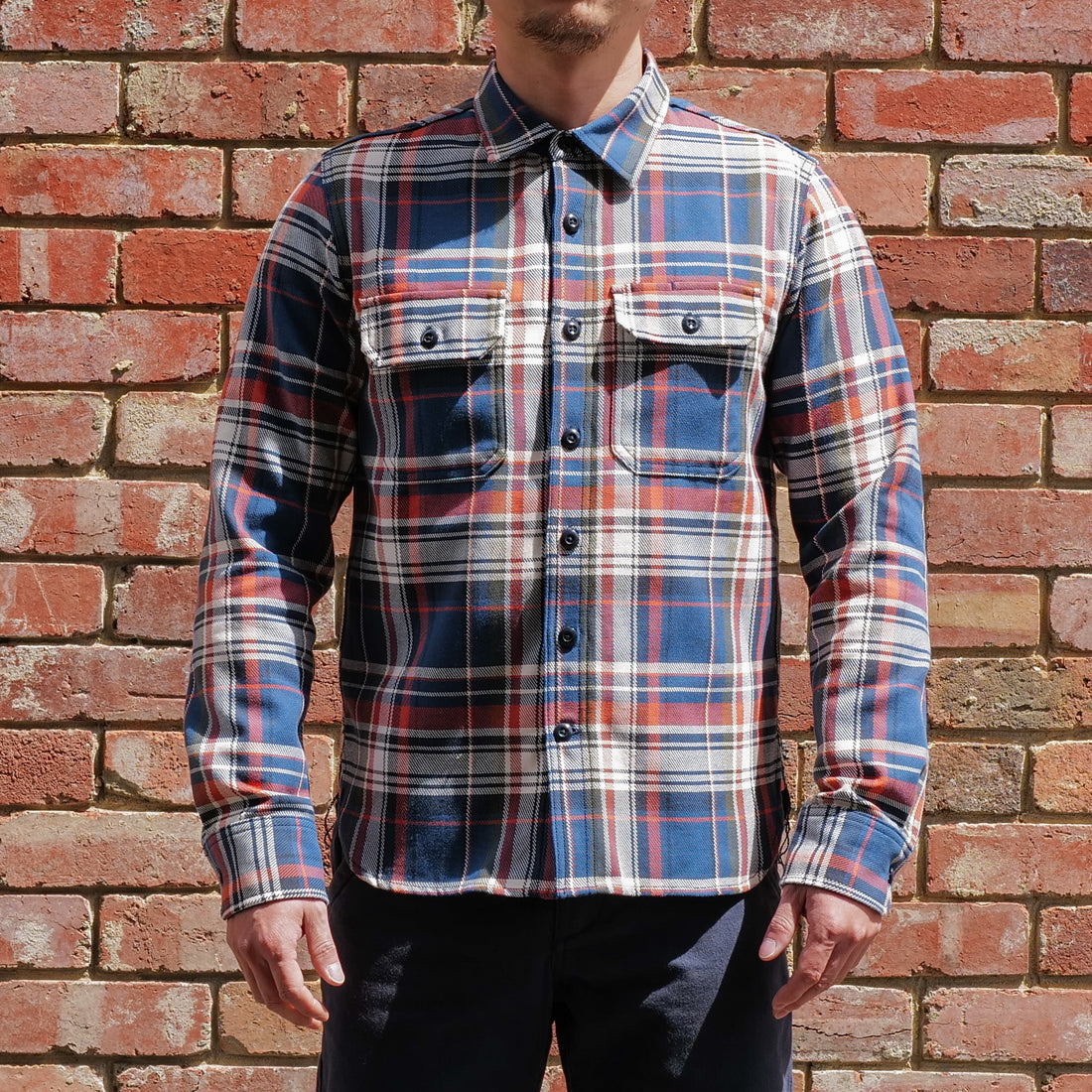 Field Shirt / Navy Selvedge Plaid