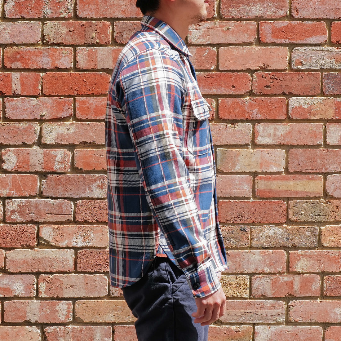 Field Shirt / Navy Selvedge Plaid