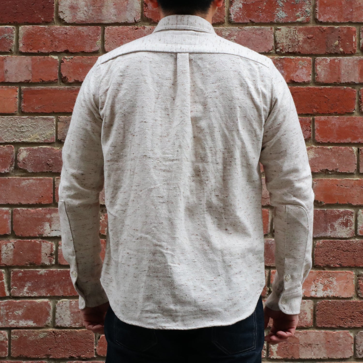 Jumper Shirt /  Natural Marle Flannel