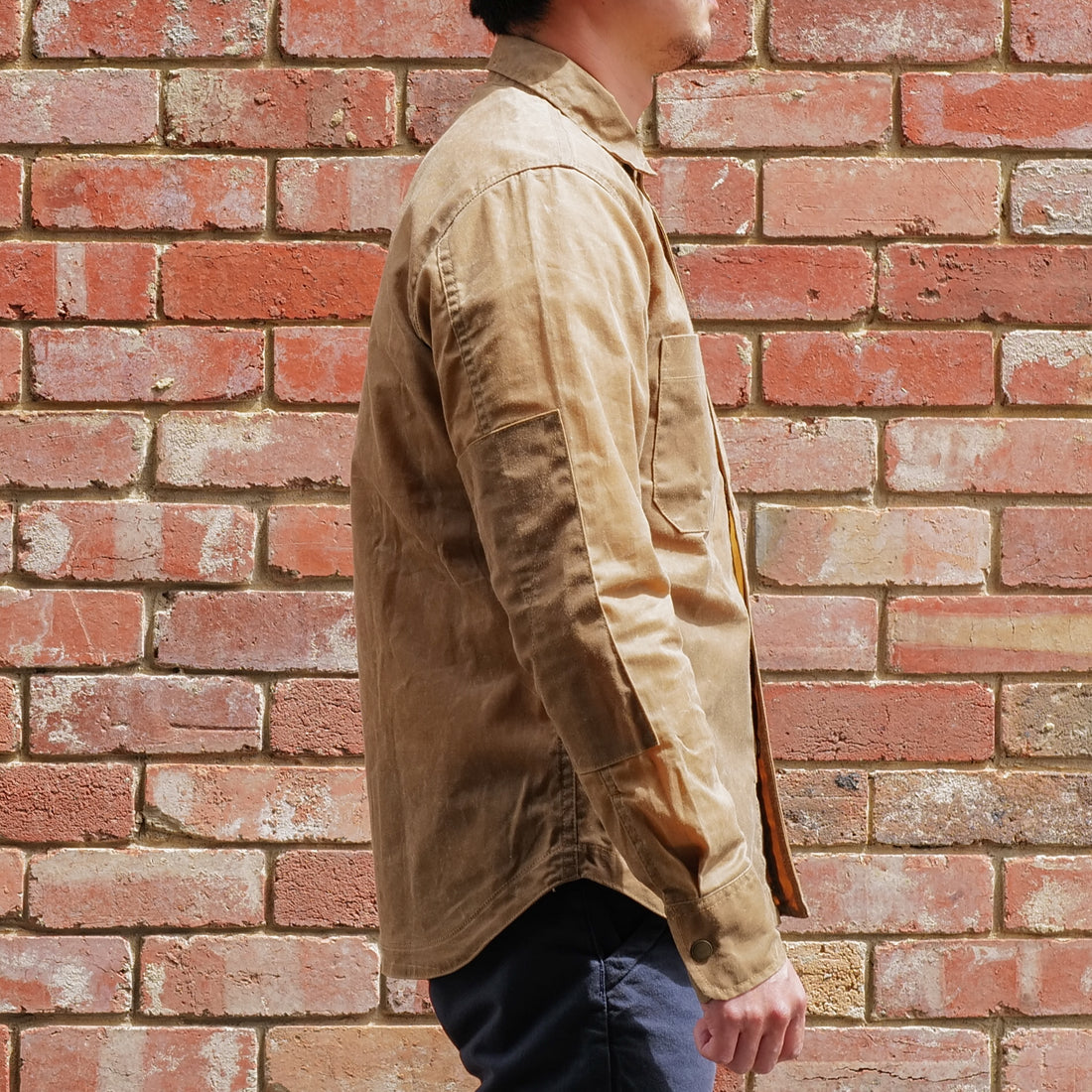 Patrol Shirt / Tan Waxed Canvas