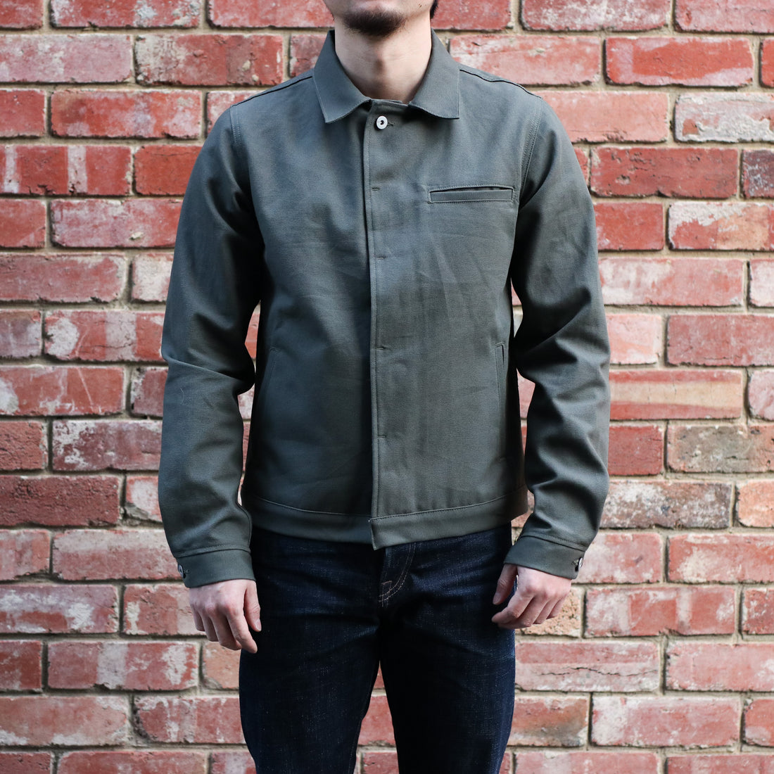 Tanker Jacket / 12oz Moss Canvas