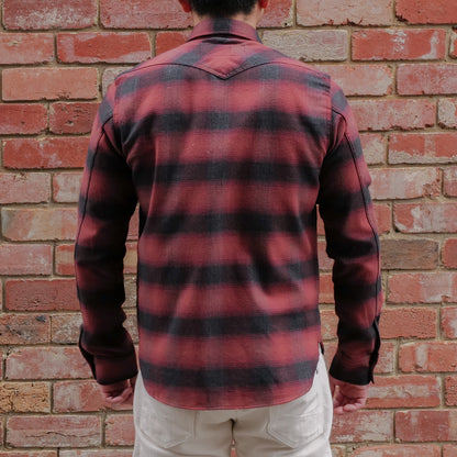Western Shirt / Brick Red Flannel