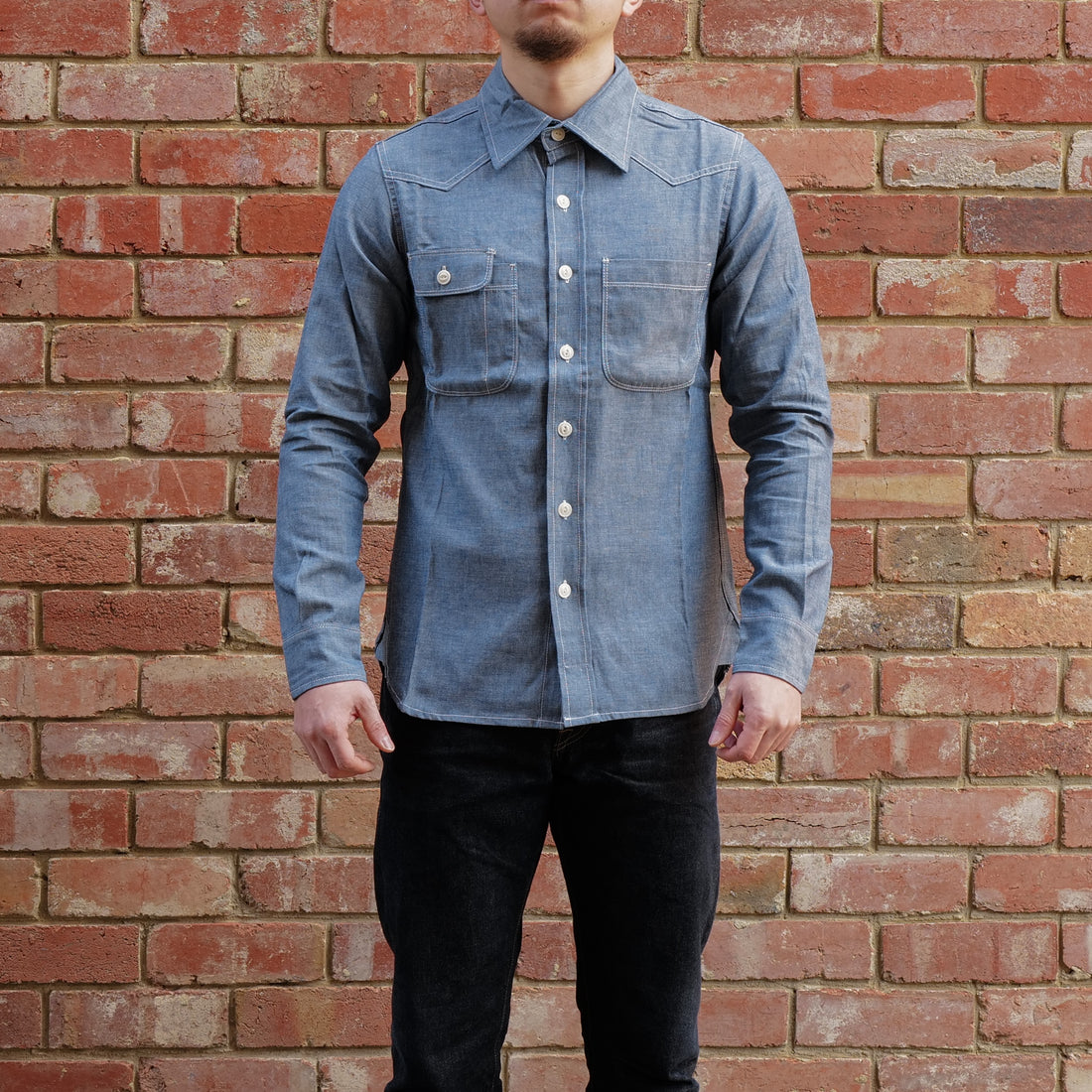 Topper Shirt / Blue Chambray