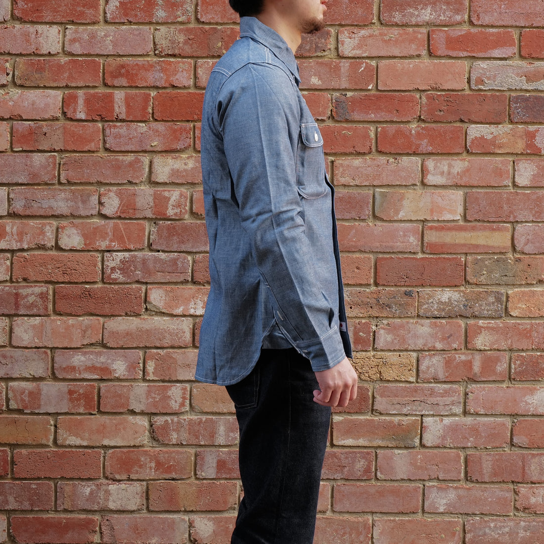 Topper Shirt / Blue Chambray