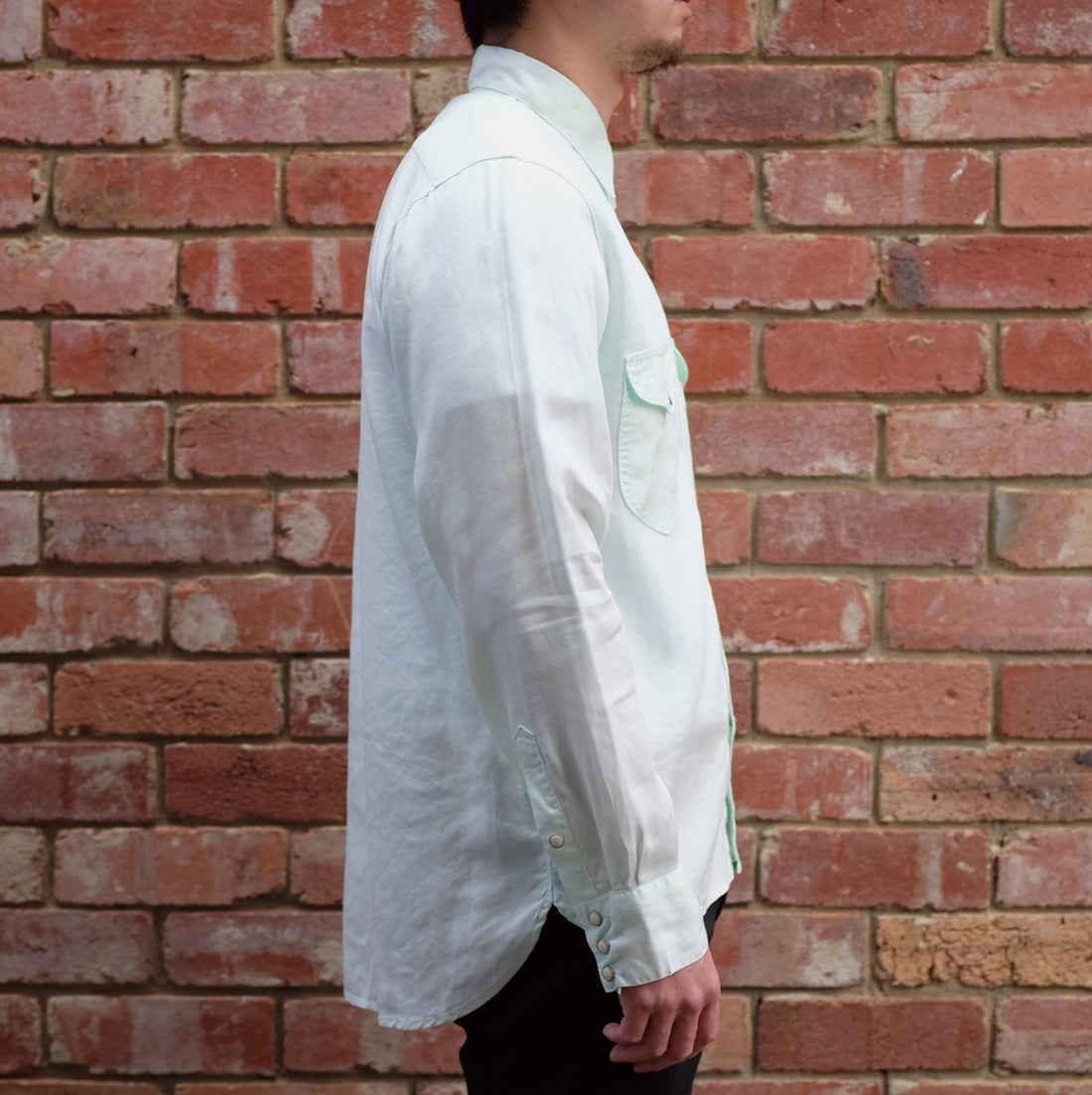 Tencel Gabardine Shirt / Mint